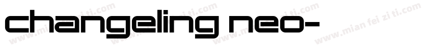 changeling neo字体转换
